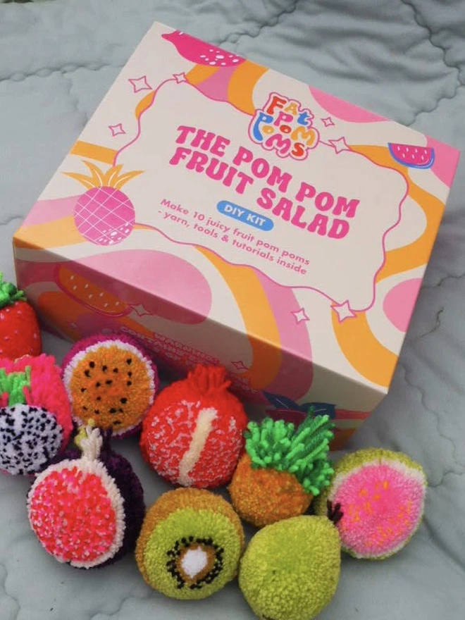 Fruit Salad Pom Pom DIY Kit