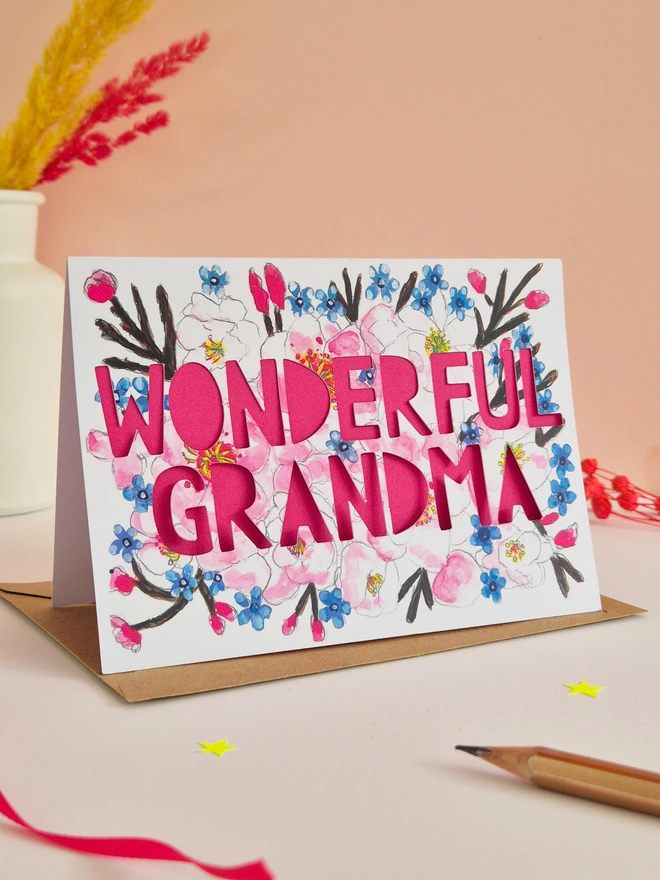 wonderful grandma card