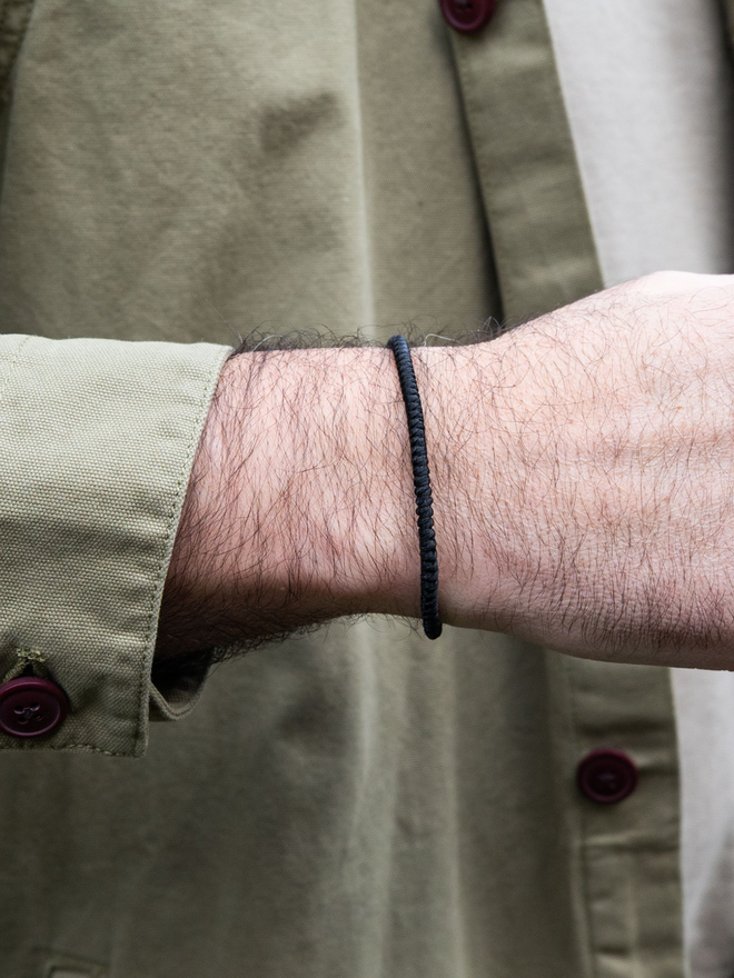 men rope bracelet