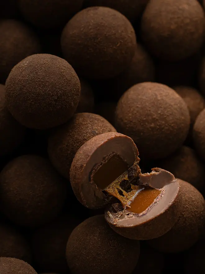 toffee milk chocolate balls