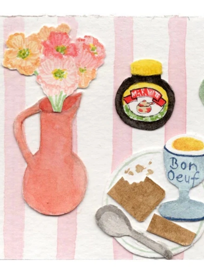 Bon Oeuf Greetings Card