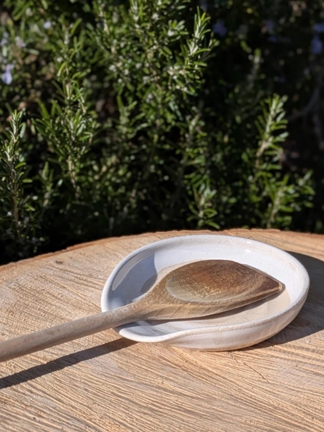 Rustic Spoon Rest. A spoon rest in Shoreline.