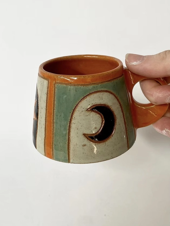 Celeste Cappuccino Cup