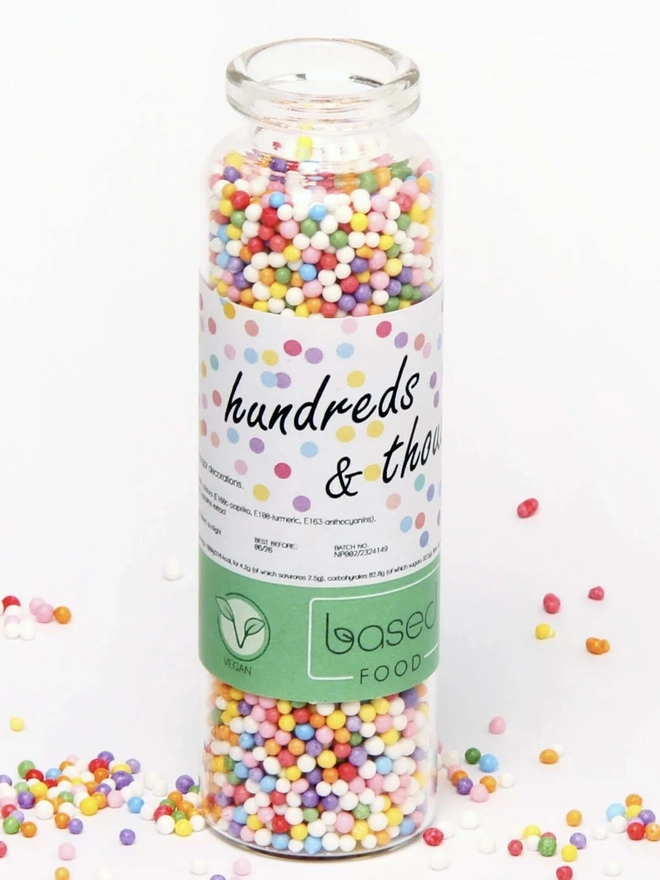 Hundreds And Thousands Sprinkles Jar