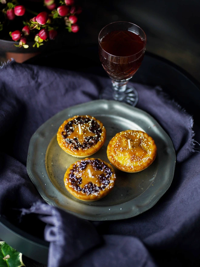 Mince Pie Candles