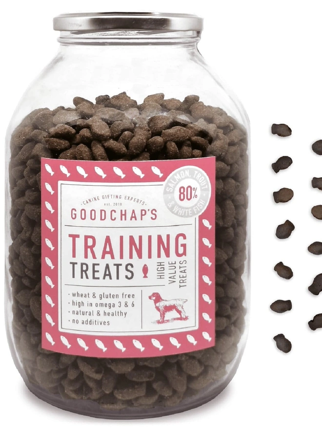 Training treats refillable jar