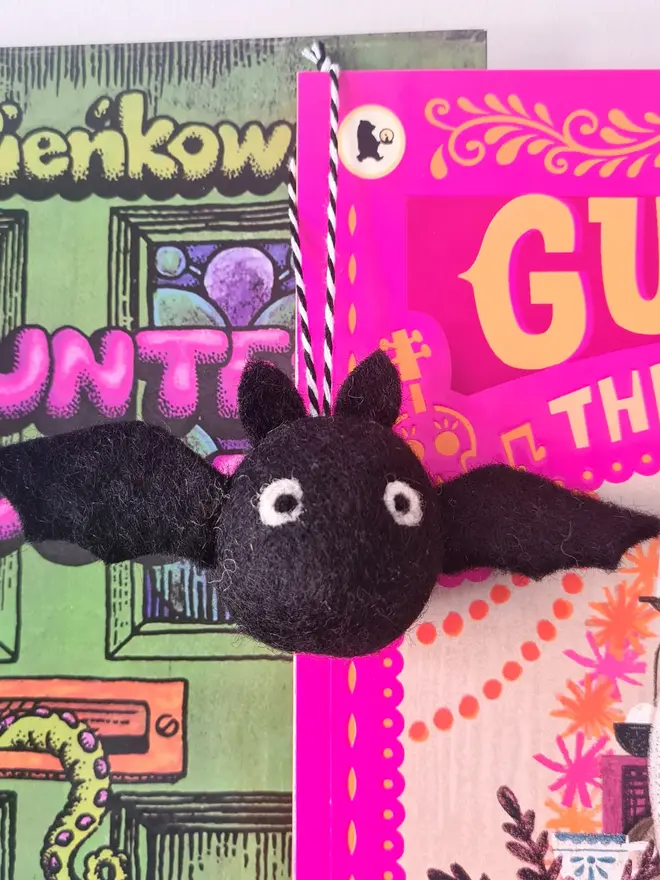Hanging Felt Bat Halloween Decoration 