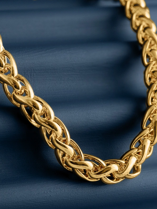 LOEL Gold Rope Chain Necklace