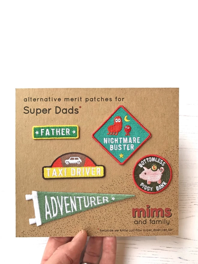 Dad Christmas Gift Card Merit Patch Mims & Family