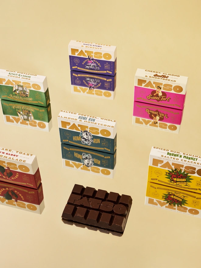 FATSO all 6 bars plus choc