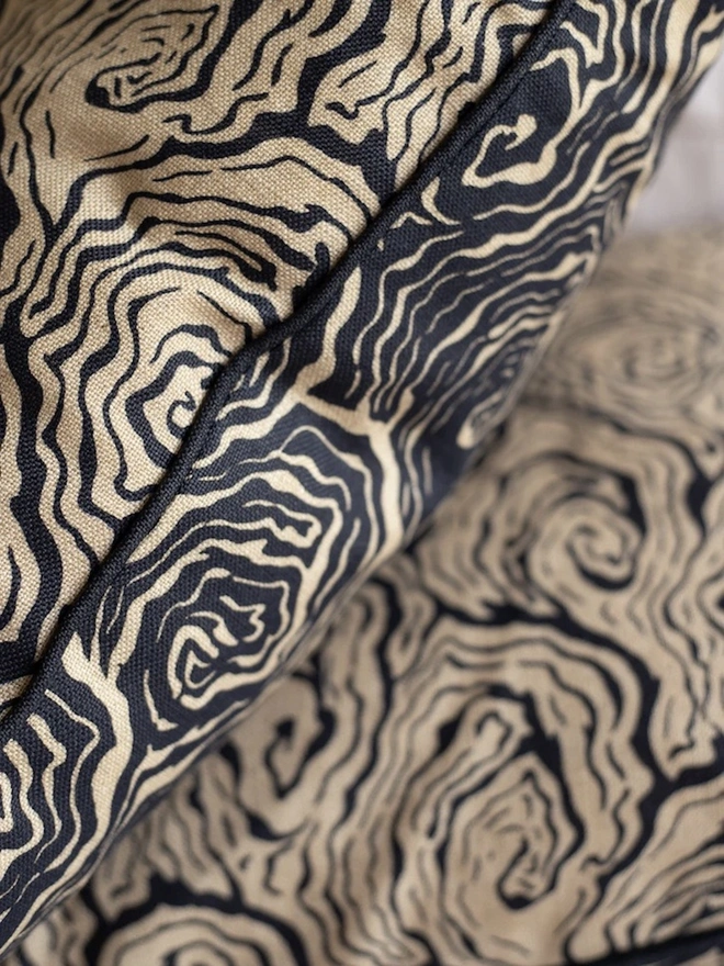 Oysters Monochrome Cushion