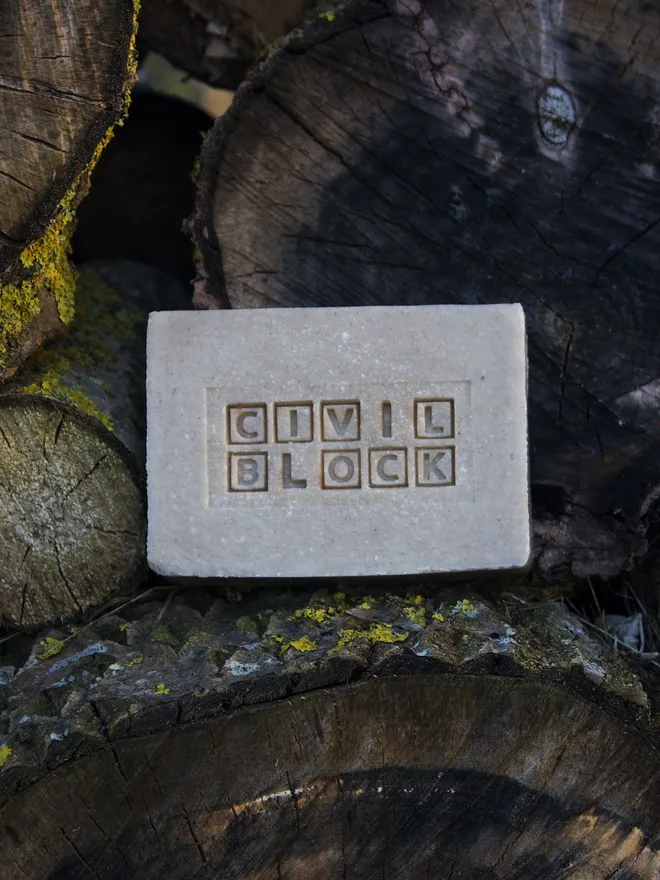 Scots Pine, Spruce & Cedar Chopping Block Soap Bar