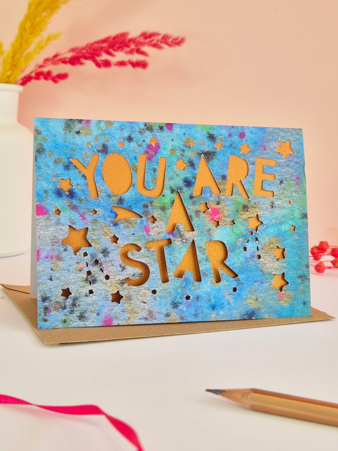 You are a Star congratulations card 