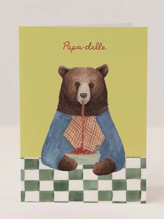 'Papa Delle' Card