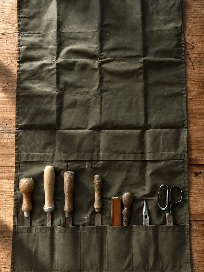 Tool Roll Olive
