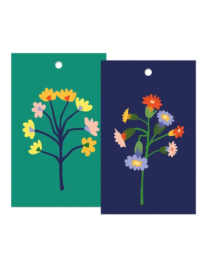 illustrated cowslip gift taags