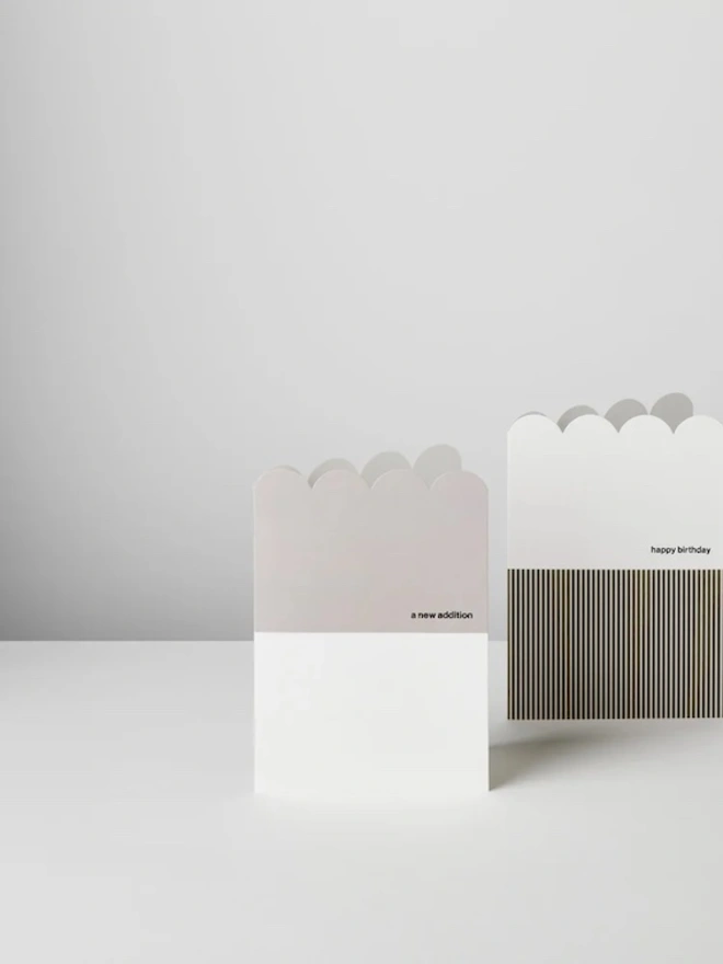  'A New Addition' Scallop New Baby Card