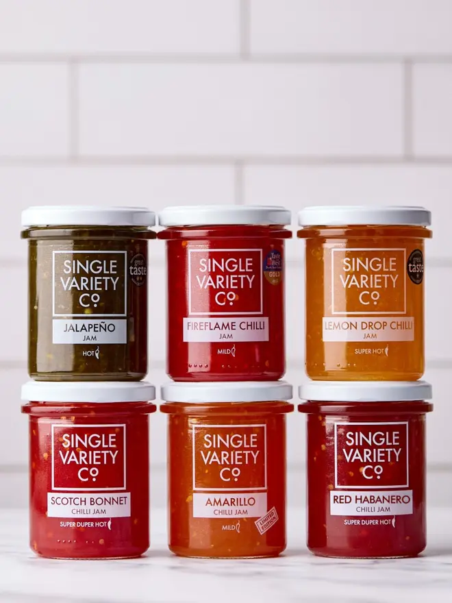 CHILLI JAM SELECTION BOX SINGLE VARIETY CO