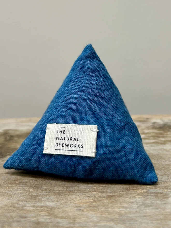 Indigo Linen Lavender Bag