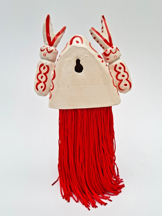 ceramic red lobster crab wall hanging decoration cute love messages