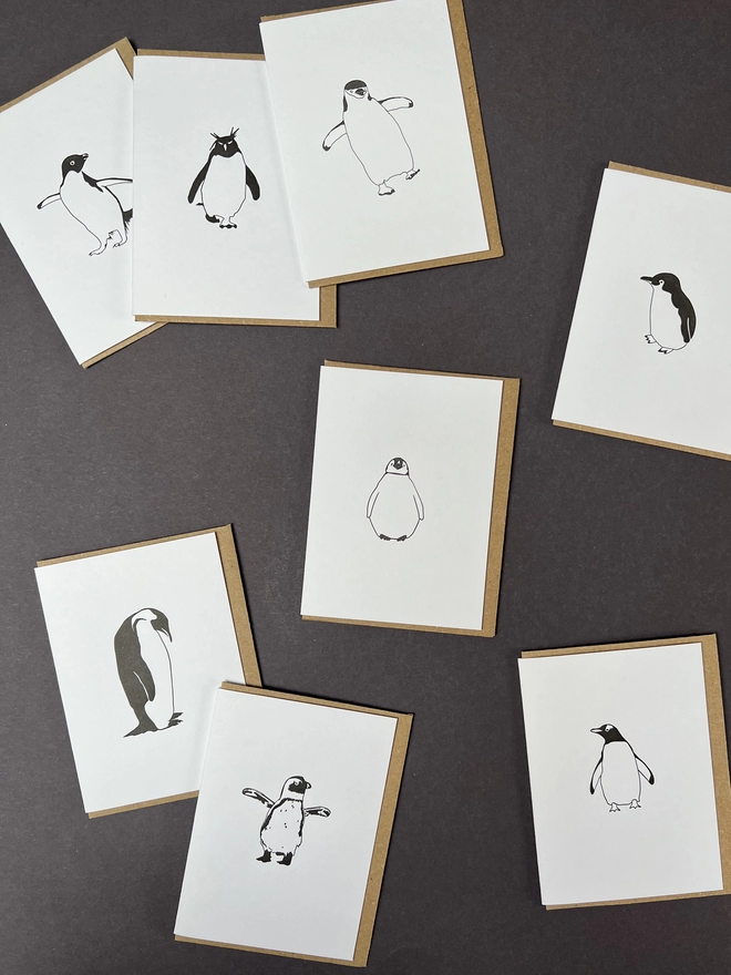 A selection of Penguin little cards