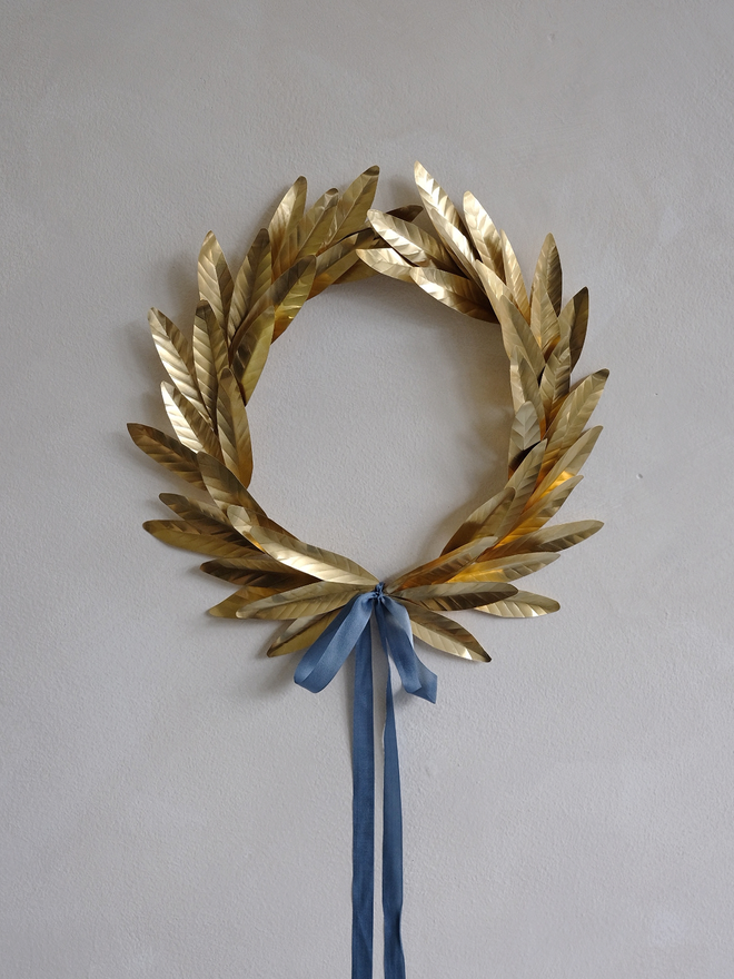 Regular Brass Laurel Wreath