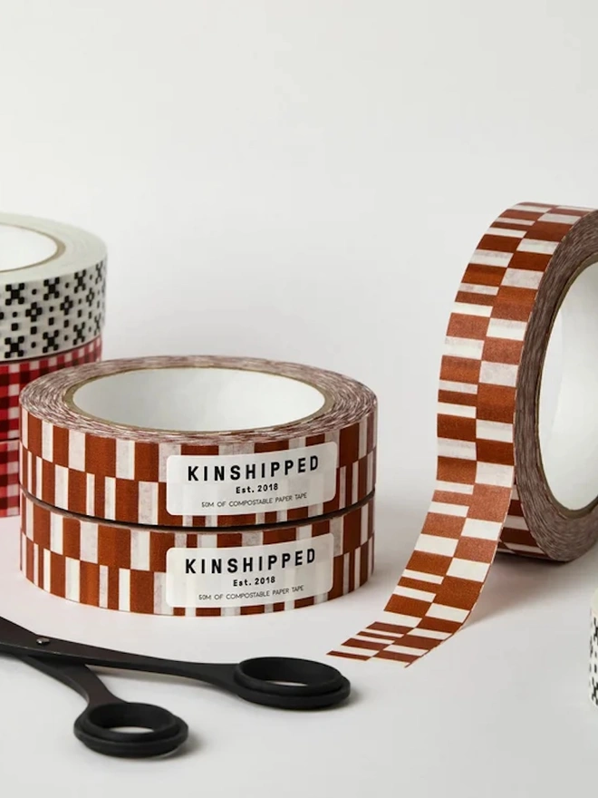 Cinnamon Missmatch Tile Paper Tape