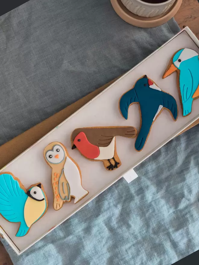 Unique bird biscuits by honeywell bakes