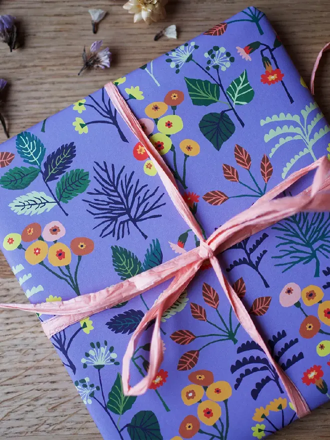 cowslip floral gift wrap