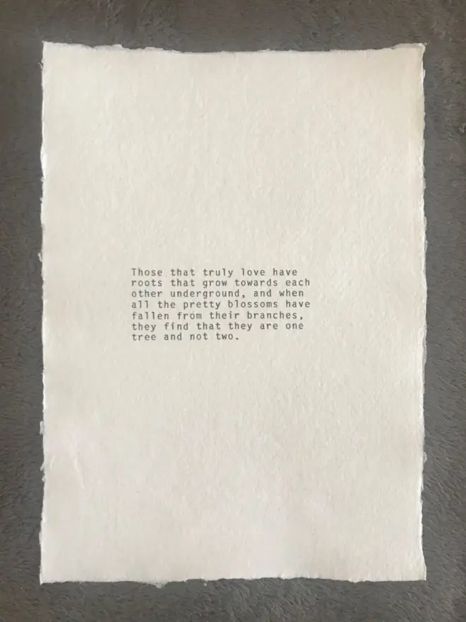 Custom Late 20th Century Typewriter Print 