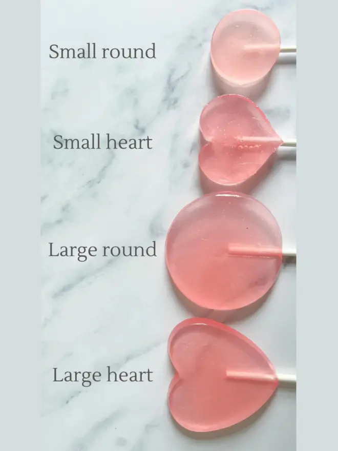 Small Leaf Lollipops (Pack Of 10)
