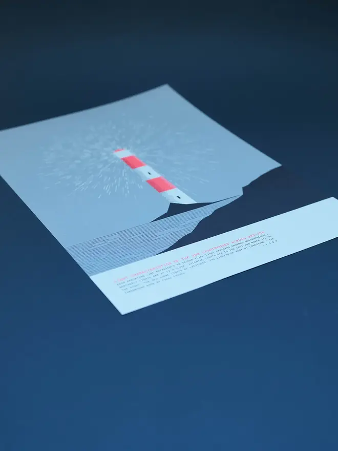 Limited Edition A3 Lighthouse Lithographic Print