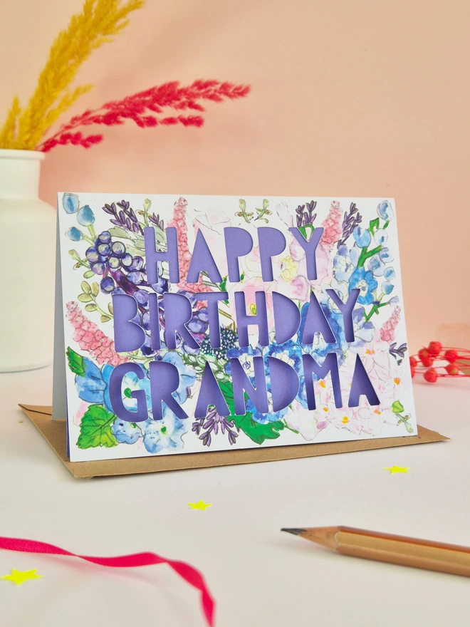 Birthday card for grandma