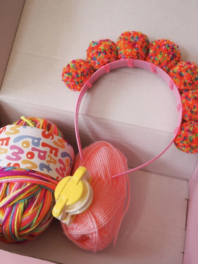 Confetti Pom Pom Headband Kit