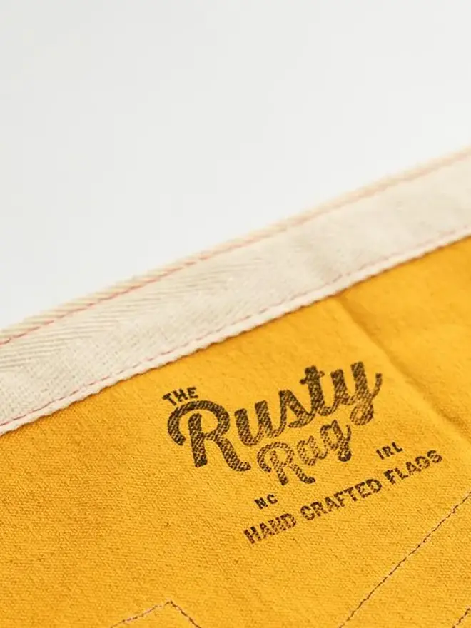 Custom Date Cotton Canvas Pennant Flag 