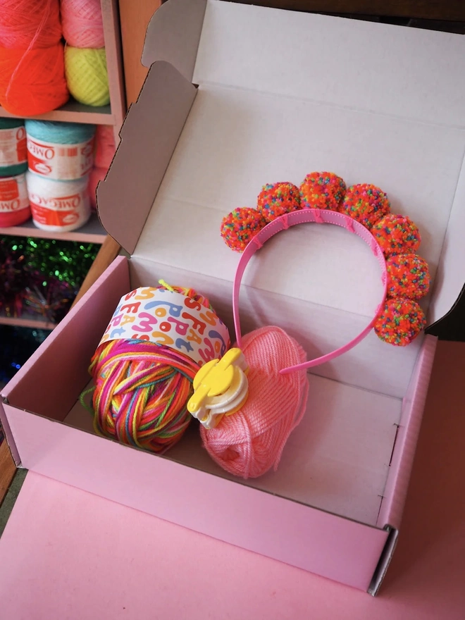 Confetti Pom Pom Headband Kit