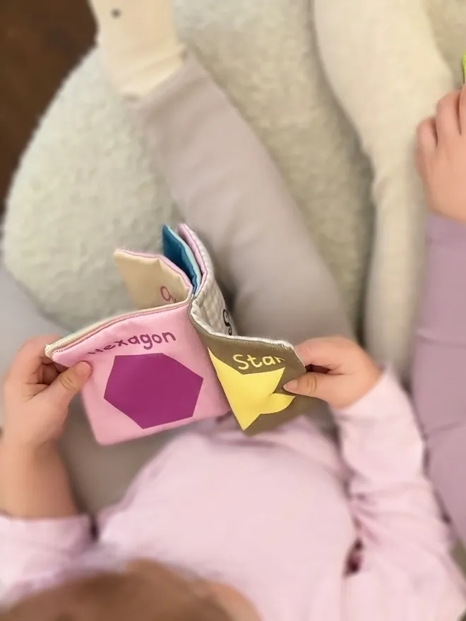 soft kids shapes book