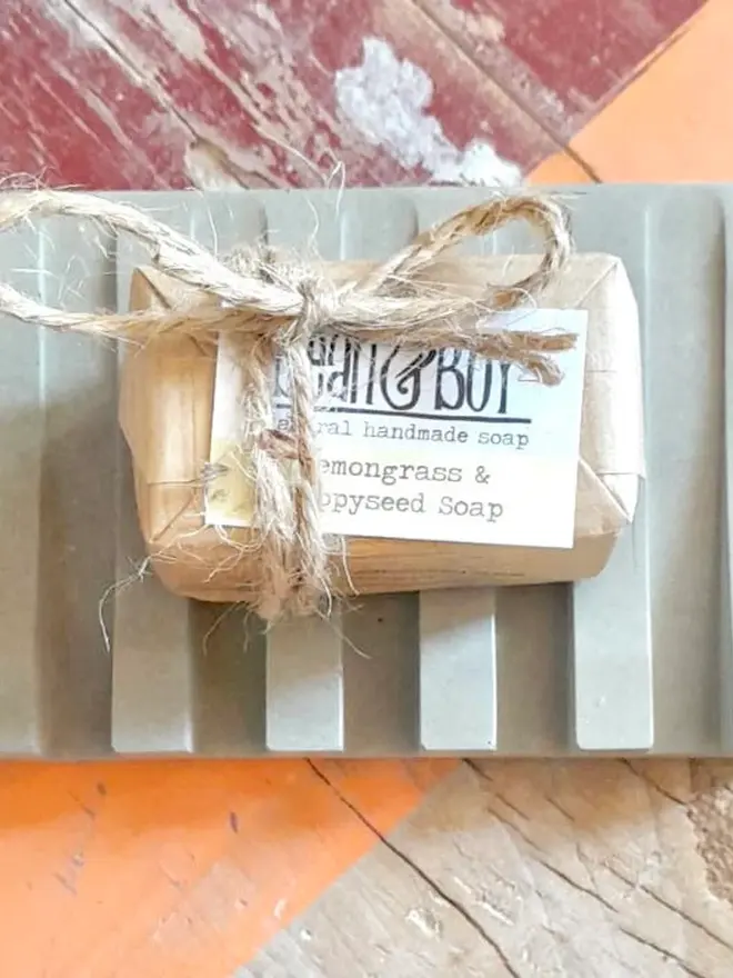 Handmade Concrete Soap Dish
