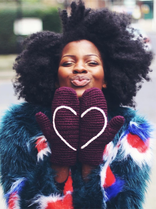 Hidden Heart Mitten Crochet Craft Kit