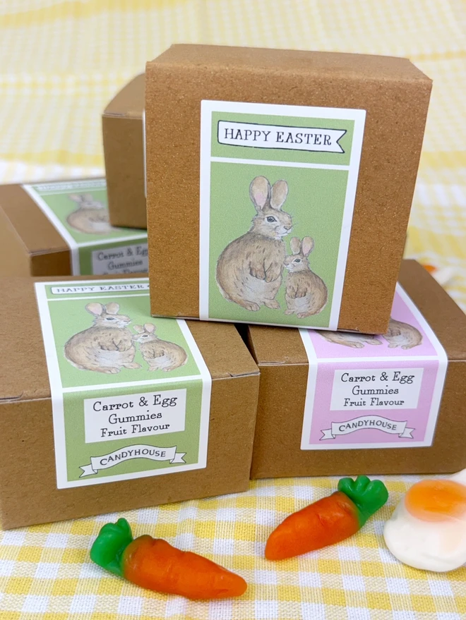 Easter Carrot And Egg Snack Box Candyhouse
