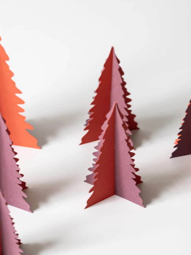 red christmas tree