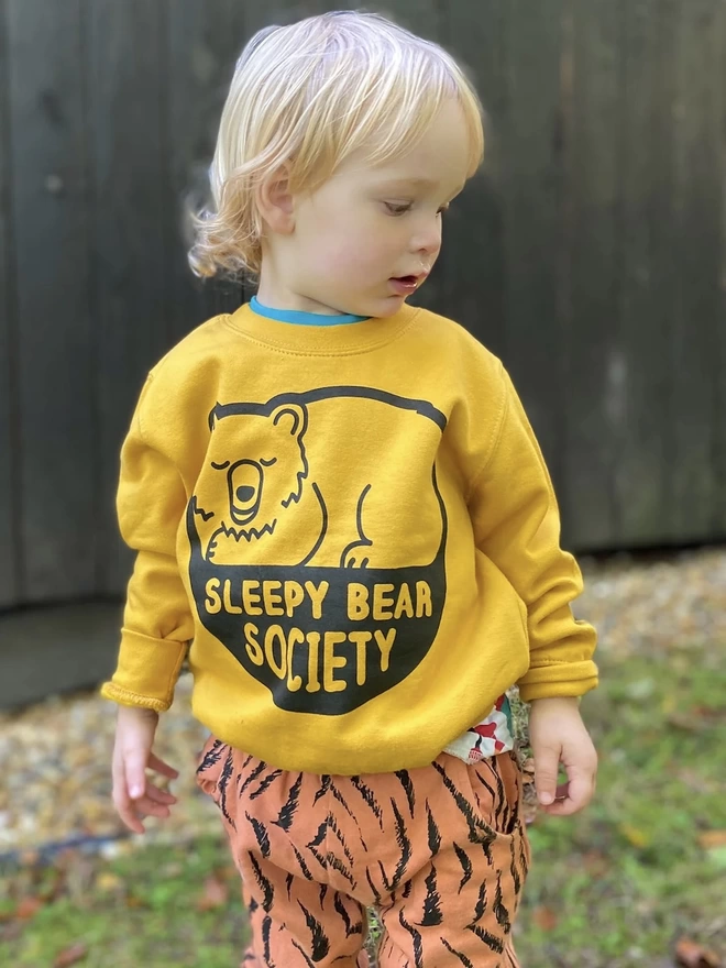 Sleepy Bear Society Kids Sweatshirt