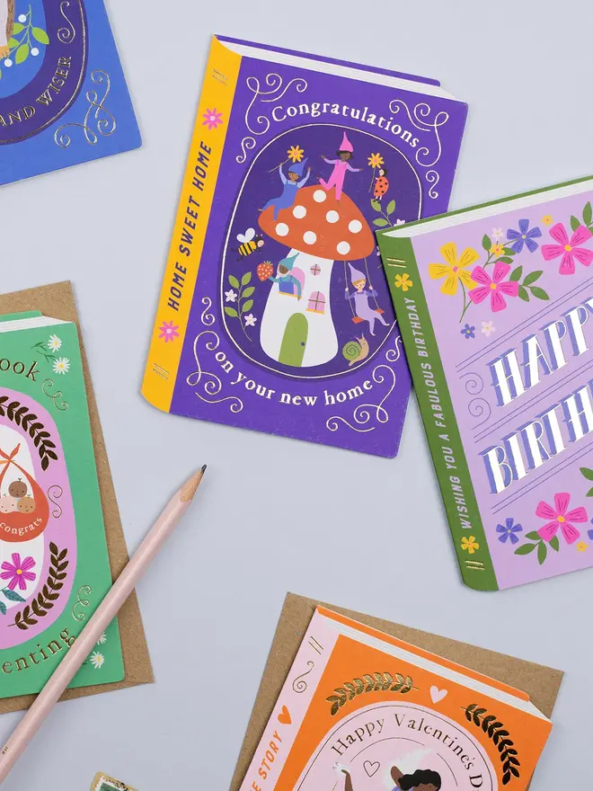 'Congratulations On Your New Home' Mushroom Home Card