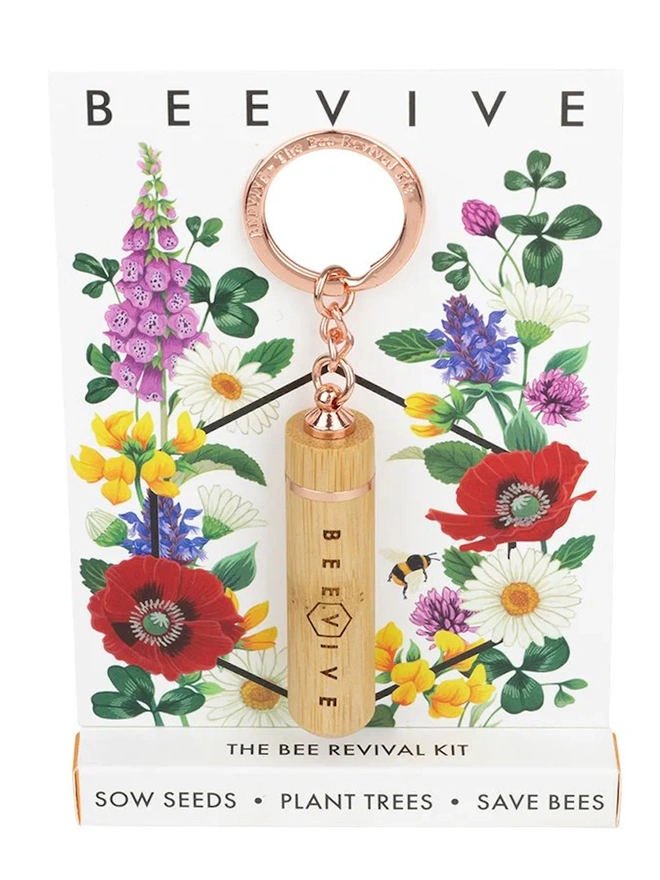 Bee Revival Kit Dual Use Keyring Bamboo Edition