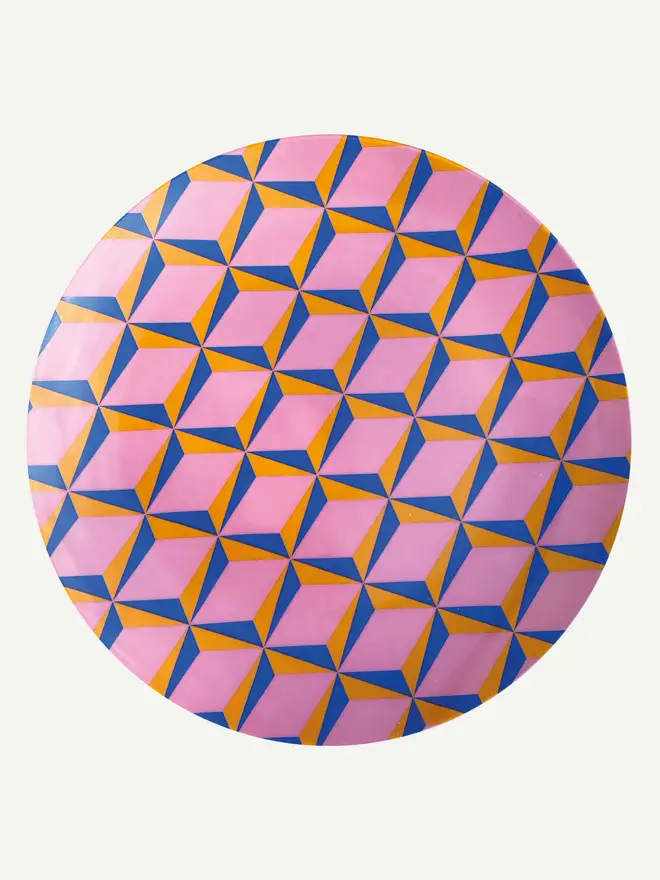 Retro Pink Plate