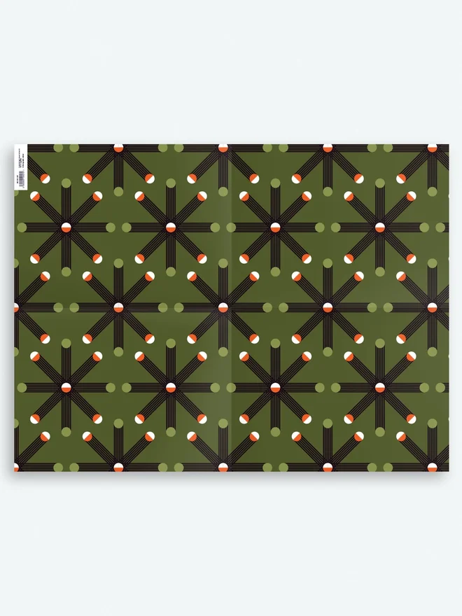 Storigraphic 70s Christmas Wrapping Paper