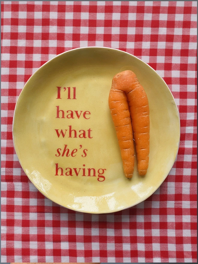 When Harry Met Sally – 'I'll Have What She's Having' Plate