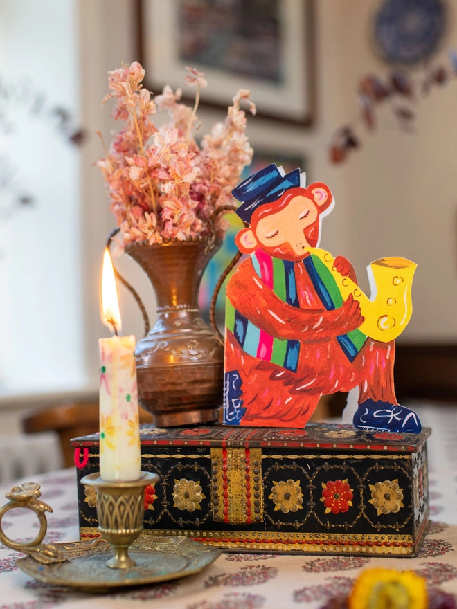 MONKEY BIRTHDAY CARD 