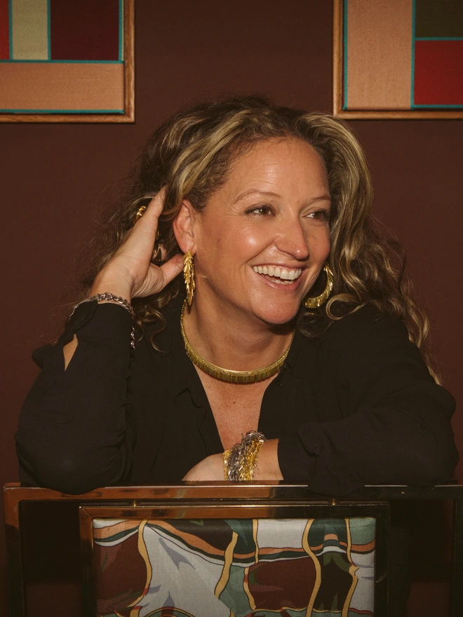 Loel Gold Tassel Choker Lifestyle