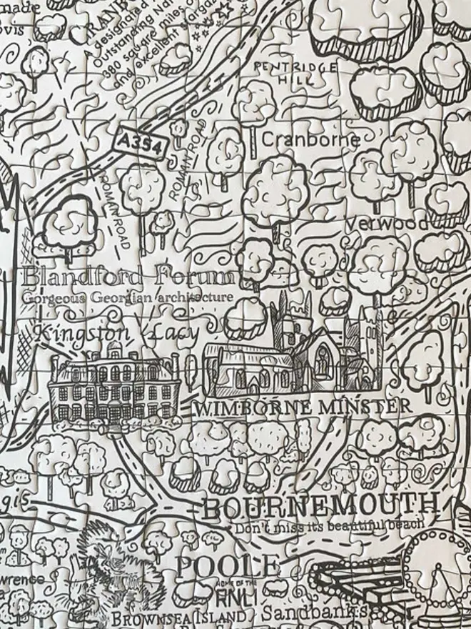 Dorset Jigsaw Puzzle - 1000 Pieces Zoom 5